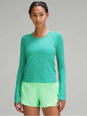 Lululemon Swiftly Long Sleeve Race Length - Kelly Green